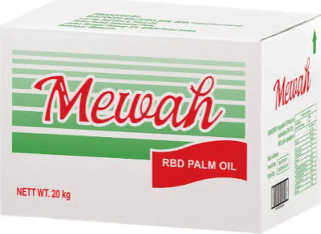 Пальмовое масло РДО — коробка Mewah RBD Palm Oil 20 кг